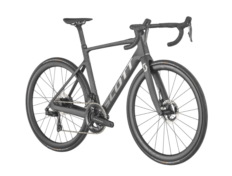 Scott Bike Addict eRIDE Ultimate Electric Road Bike 2022 in Black-1